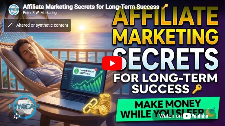 Affiliate Marketing Secrets for Long Term Success 🔑