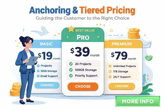 Anchoring and Tiered PricingGuiding the Customer to the Right Choice