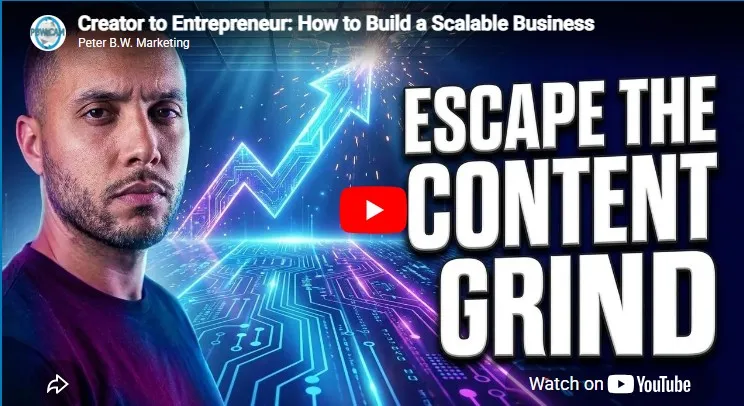 Creator to Entrepreneur How to Build a Scalable Business