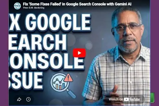 How to Fix Some Fixes Failed in Google Search Console Using Gemini AI