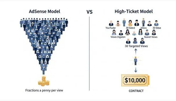 How to Make $10,000 on YouTube with Only 30 Views: The High-Ticket Strategy