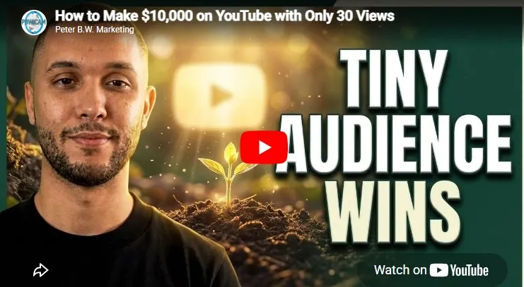 How to Make $10,000 on YouTube with Only 30 Views