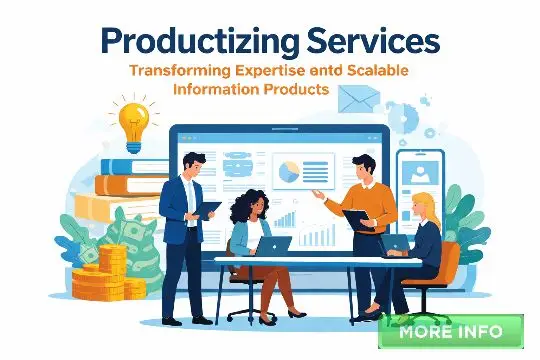 Productizing Services Transforming Expertise into Scalable Information Products