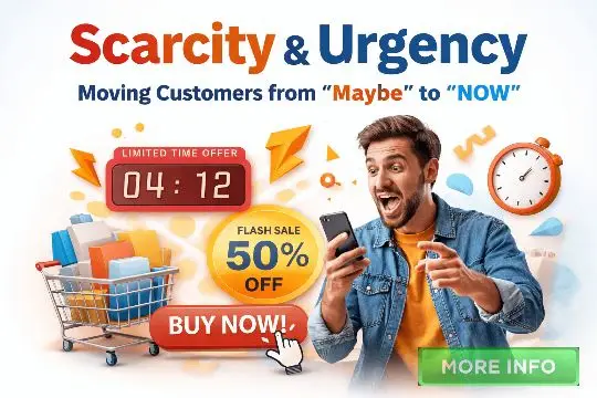 Scarcity and Urgency Moving Customers from Maybe to Now