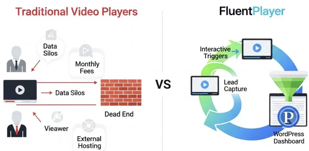 Traditional vs fluentplayer