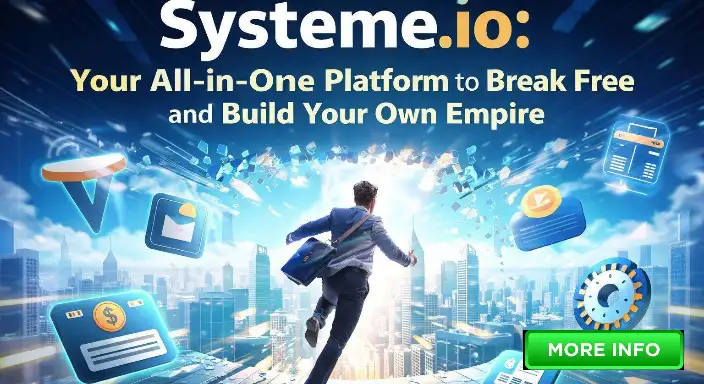 Systeme.io Your All in One Platform to Break Free and Build Your Own Empire