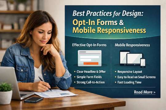 Best Practices for Design Opt In Forms and Mobile Responsiveness