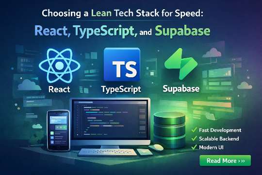 Choosing a Lean Tech Stack for Speed