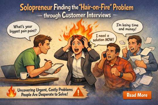 Finding the Hair on Fire Problem through Customer Interviews