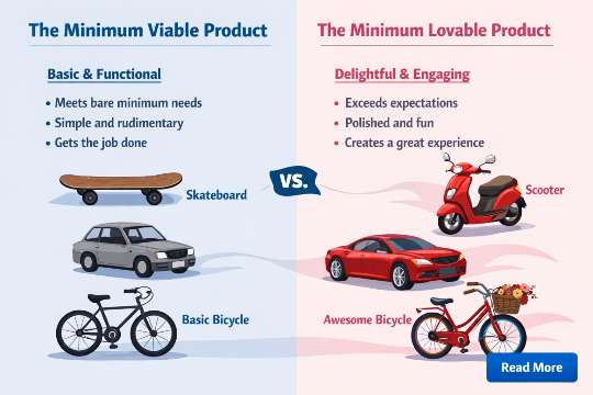 Minimum Viable Product (MVP) vs. The Minimum Lovable