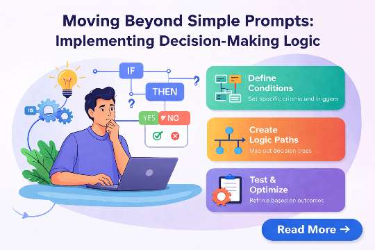 Moving Beyond Simple Prompts Implementing Decision Making Logic
